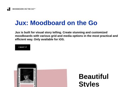 Jux Moodboard on the Go