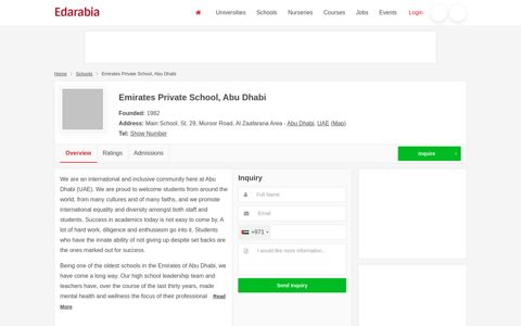 Emirates Private School, Abu Dhabi (Fees & Reviews) Abu ...