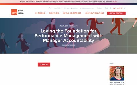 Laying the Foundation for Performance Management with ...