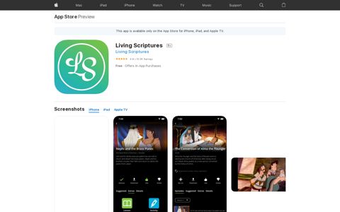 ‎Living Scriptures on the App Store