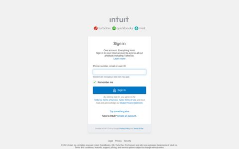 TurboTax® Login - Sign in to TurboTax to work on Your ... - Intuit