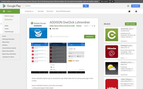 ADDISON OneClick Lohnordner – Apps bei Google Play