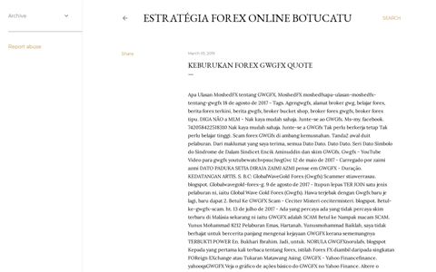 Keburukan forex gwgfx quote - Estratégia Forex online Botucatu