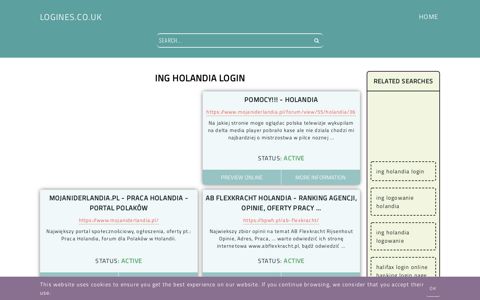 ing holandia login - General Information about Login - Logines.co.uk