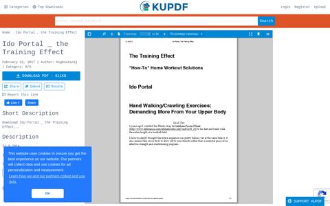 Ido Portal _ the Training Effect - Free Download PDF - KUPDF