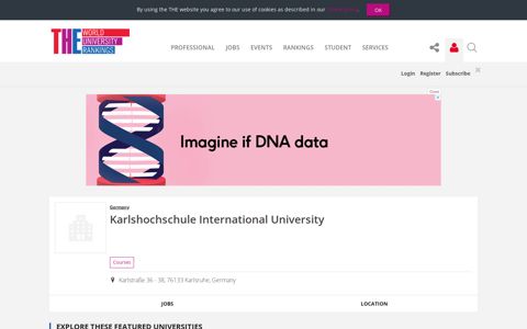 Karlshochschule International University | World University ...