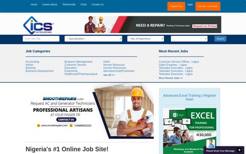 ICS Online Job Portal | Top Jobs in Nigeria | Latest Nigeria ...
