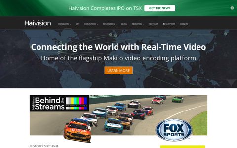 HAIVISION | Low Latency Video Streaming and Video Encoding
