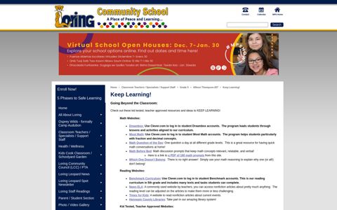 Keep Learning! - Loring Community School - Minneapolis ...