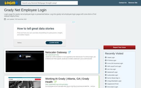 Grady Net Employee Login - Loginii.com