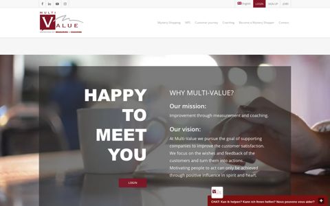 Mystery Shopping by Multi-Value: Homepage en