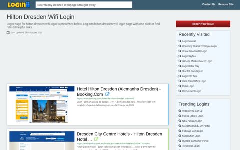 Hilton Dresden Wifi Login - Loginii.com