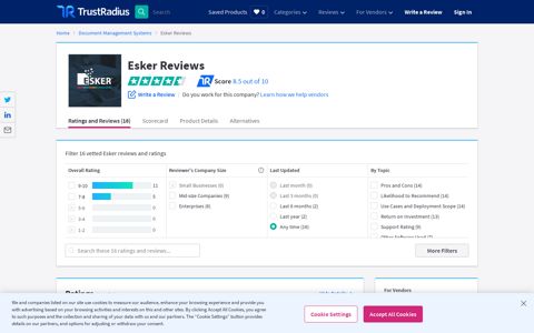 Esker Reviews & Ratings 2020 - TrustRadius