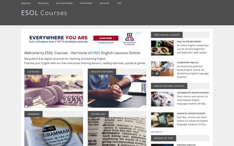 ESOL Courses - Free English Lessons Online
