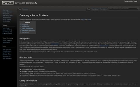 Creating a Portal AI Voice - Valve Developer Community