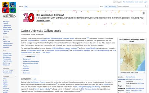 Garissa University College attack - Wikipedia