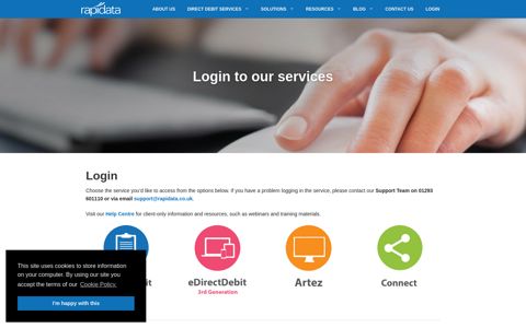 Service Login - Rapidata Services