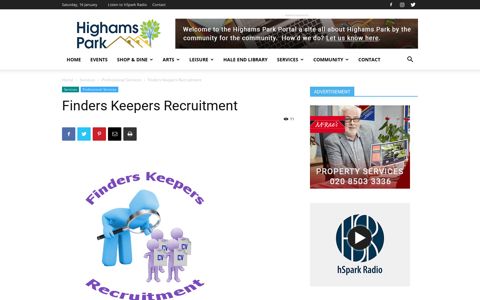 Finders Keepers Recruitment | Highams Park Portal