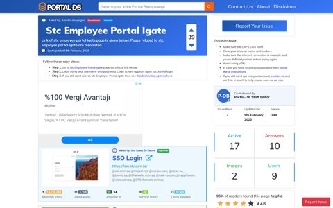 Stc Employee Portal Igate