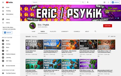 Eric / Psykik - YouTube