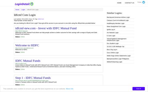 Idfcmf Com Login idfcmf-new.com - Invest with IDFC Mutual ...