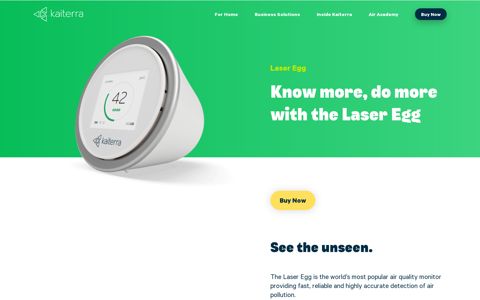Laser Egg Air Quality Monitor — See the Unseen - Kaiterra