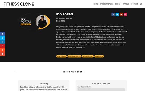 Ido Portal's Diet Plan, Workout Routine, And More