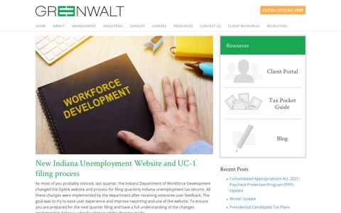 New Indiana Unemployment Website and UC-1 filing process ...