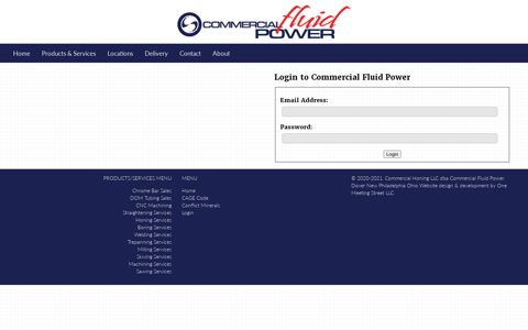 Log in - Commercial Fluid Power