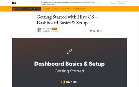 Getting Started with Hive OS — Dashboard Basics & Setup ...