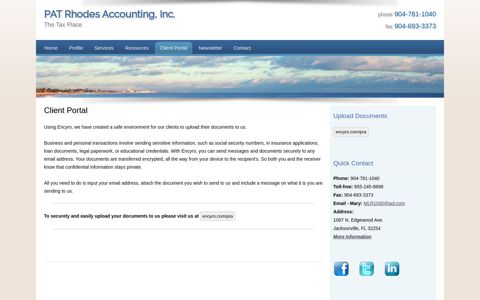 Client Portal | PAT Rhodes Accounting, Inc.