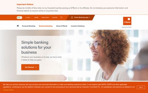 Business Banking - GTBank