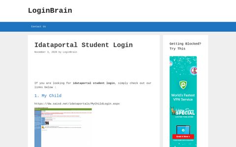 idataportal student login - LoginBrain