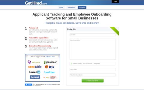 Applicant Tracking System and Recruiting Software | GetHired