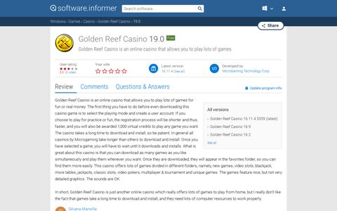 Golden Reef Casino 19.0 Download (Free)