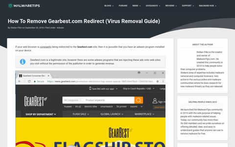 How To Remove Gearbest.com Redirect (Virus Removal Guide)