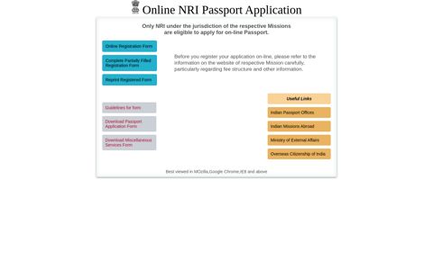 NRI Applicants