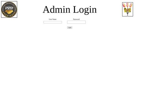 Admin Login - Darts TOC
