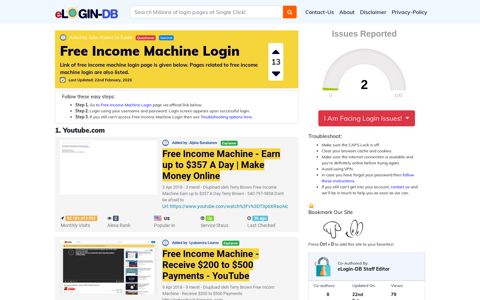 Free Income Machine Login
