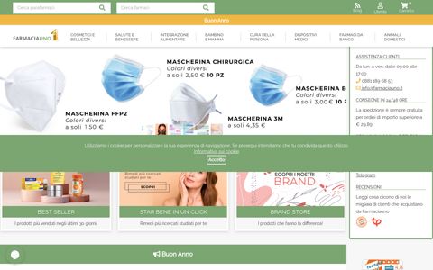Farmaciauno: Farmacia online italiana. Sconti fino all'80%