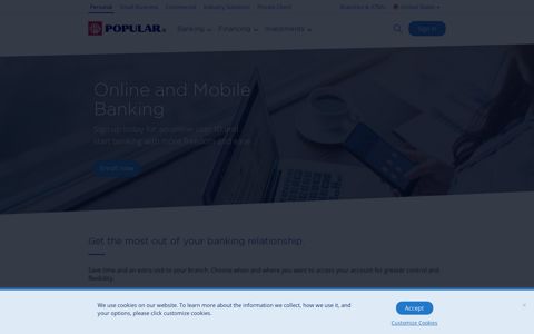 Online and Mobile Banking - Digital Banking - Popular Bank