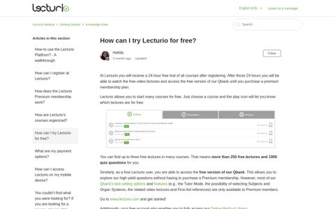 How can I try Lecturio for free? – Lecturio Medical