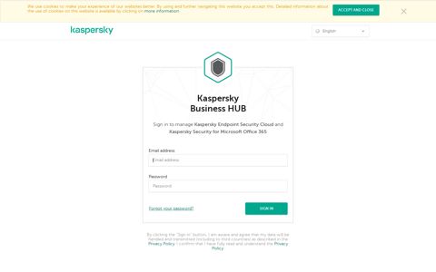 Sign in - Kaspersky Business Hub