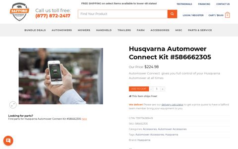 Husqvarna Automower Connect Kit #586662305 | Safford ...