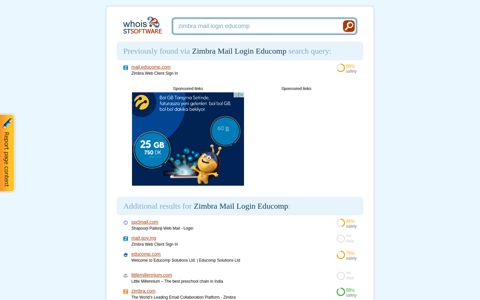 Zimbra Mail Login Educomp - STSoftware Whois