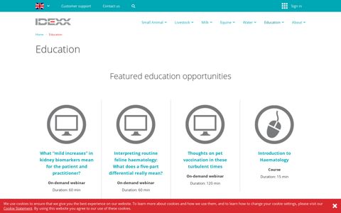 Education - IDEXX UK