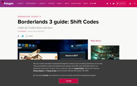 Borderlands 3 Shift Codes and how to redeem them - Polygon