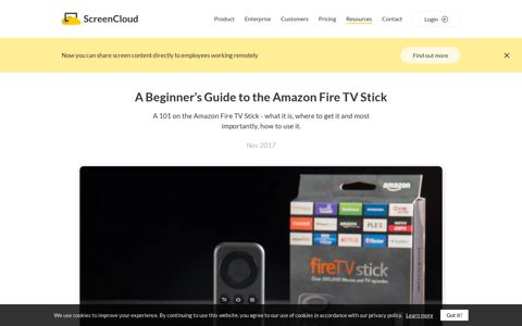 A Beginner's Guide to the Amazon Fire TV Stick - ScreenCloud