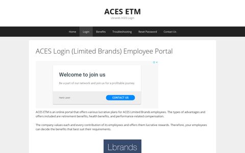 ACES Login (Limited Brands) Employee Portal - ACES ETM
