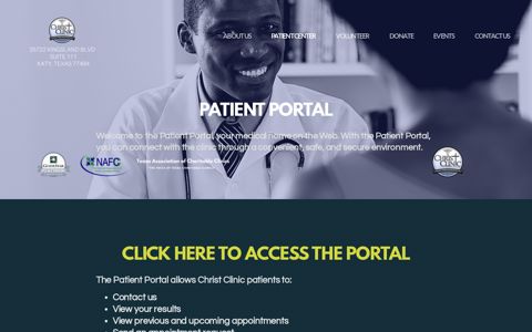 Patient Portal - Christ Clinic